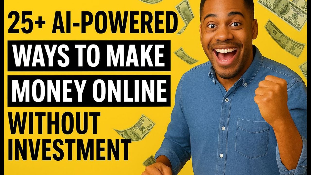 25+ AI-Powered Ways to Make Money Online Without Investment | Bloggers Review