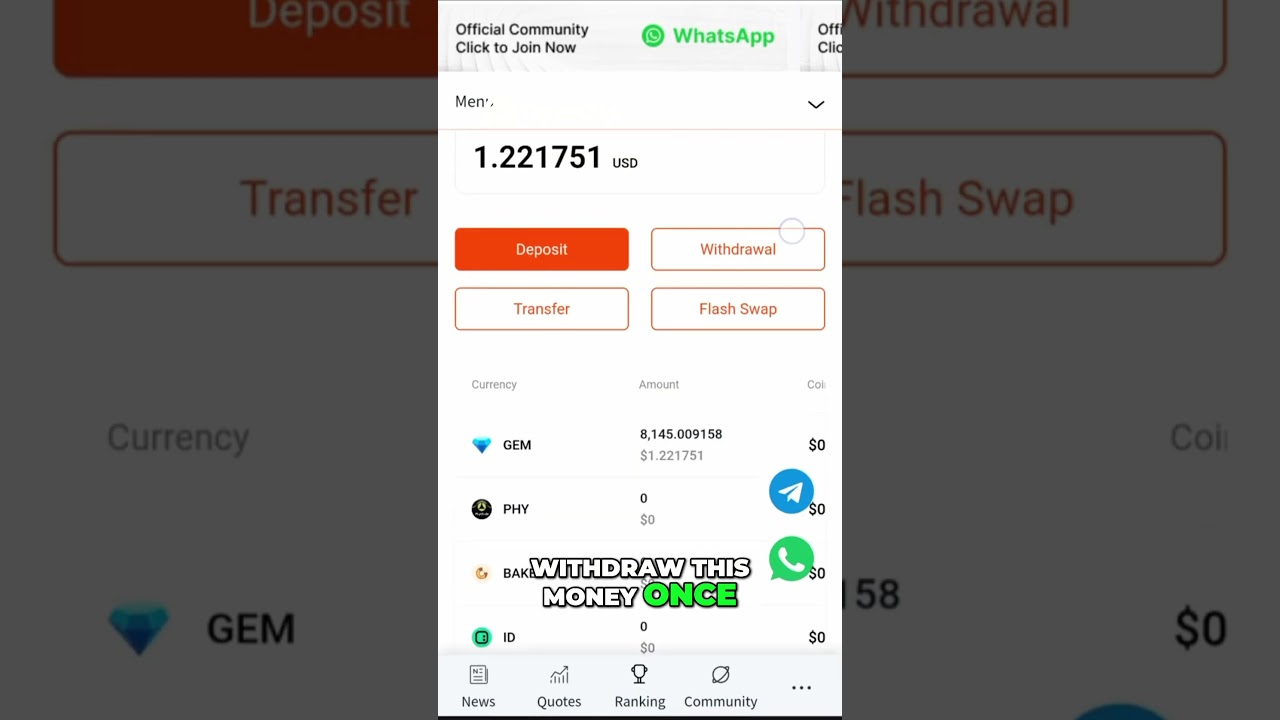 Free Crypto! Earn USDT (No Deposit)