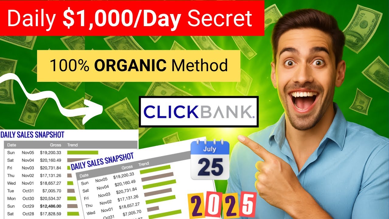 How to Promote Click Bank Products Organically in 2025