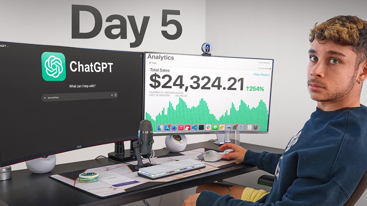 I Started Dropshipping again BUT With A.I. (7 day challenge)