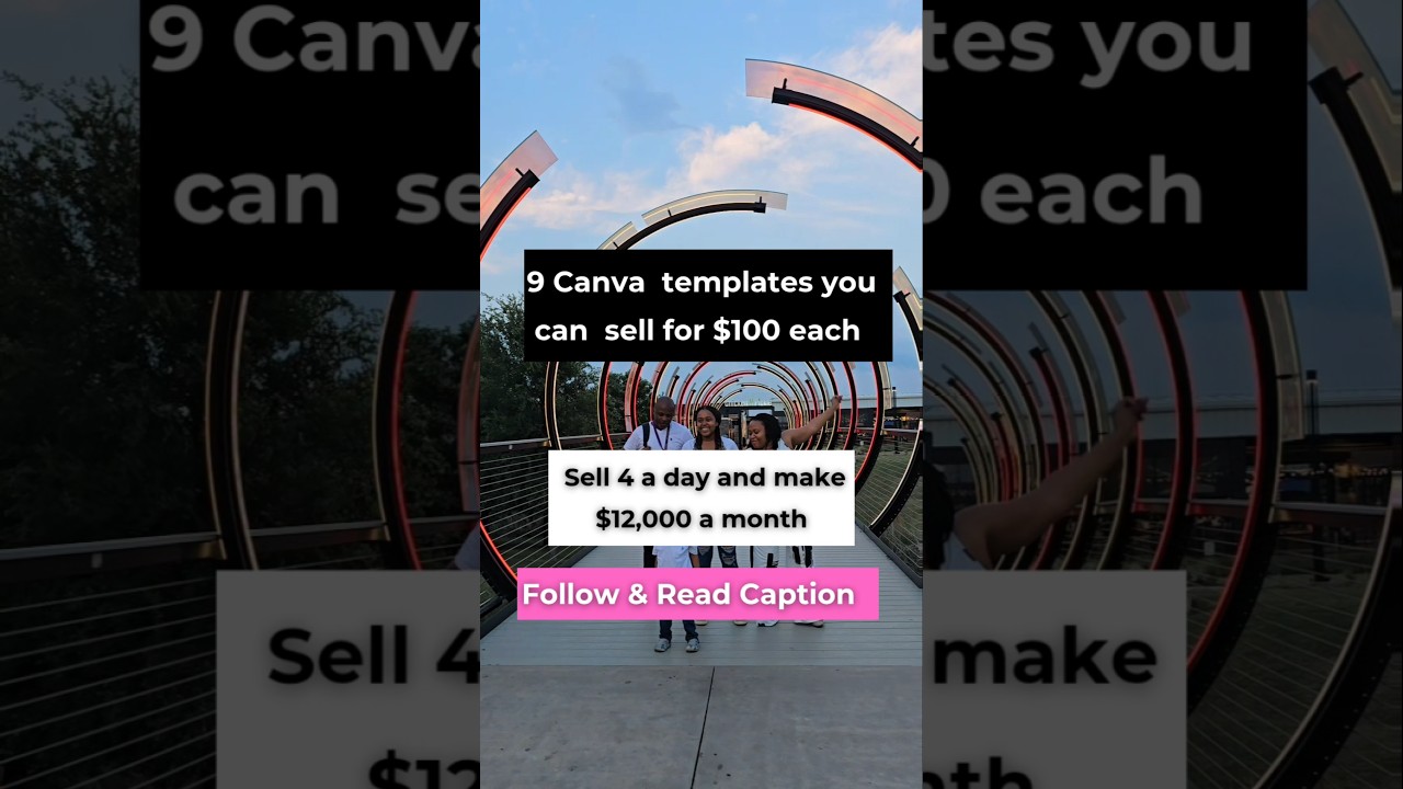 How I Make Passive Income from Canva Templates (No Experience Needed!) #moneymakingtips