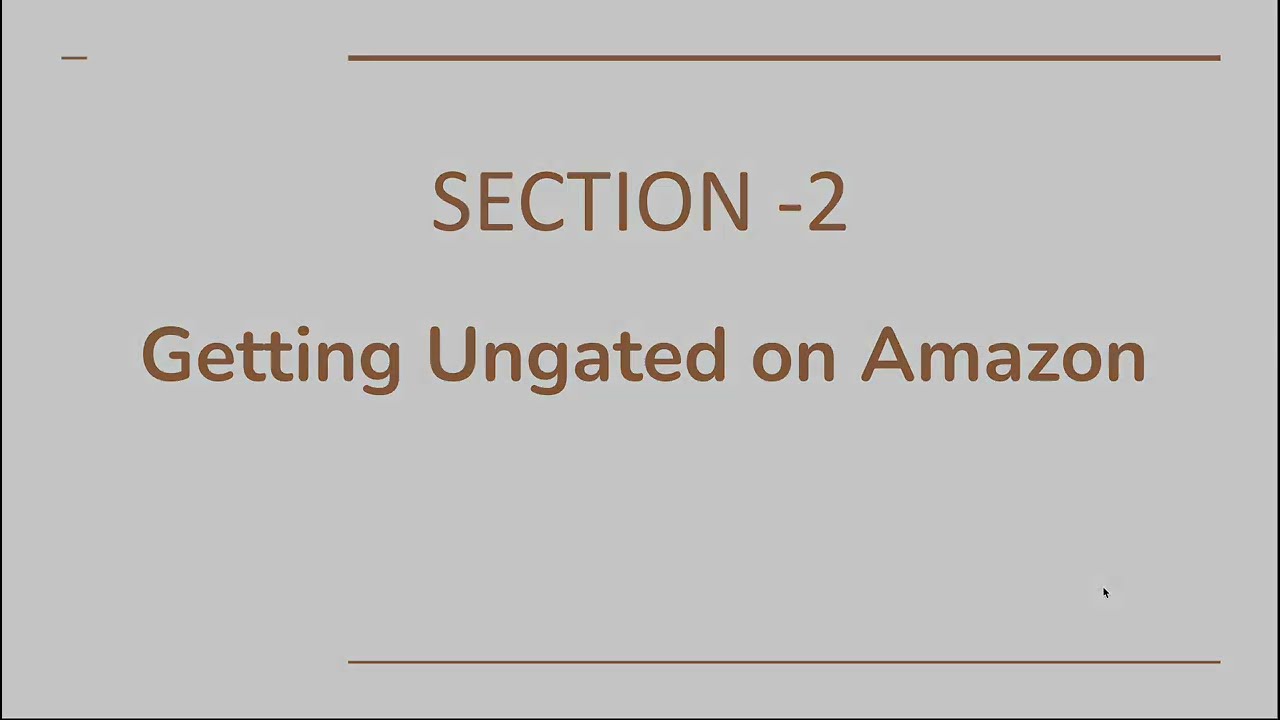 How to Get Ungated on Amazon FBA (Step-by-Step 2025 Guide) | Feras Almusa