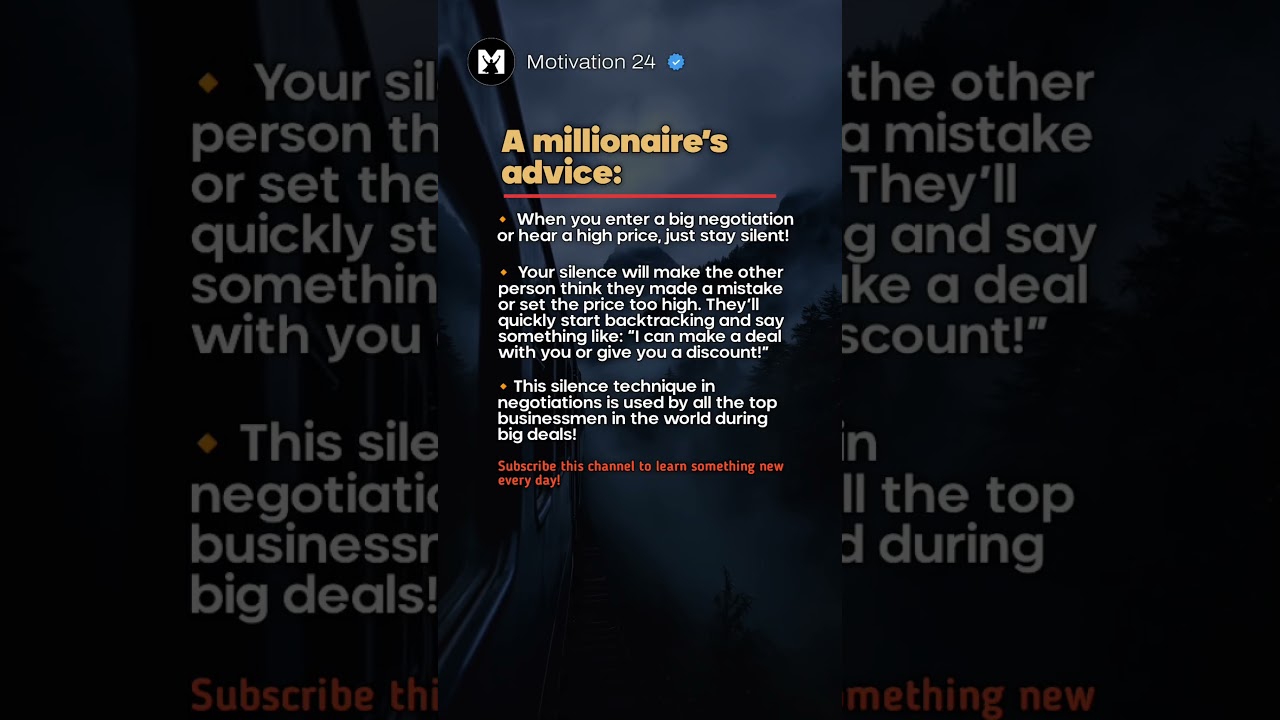 A millionaire’s advice! #success #motivation #video #shorts #viralvideo #love #life #foryou #like