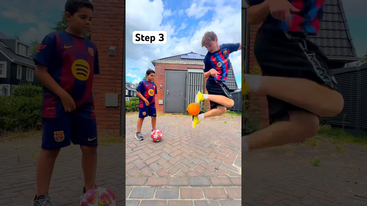 MINI LAMINE YAMAL LEARNS VIRAL FOOTBALL SKILLS!!