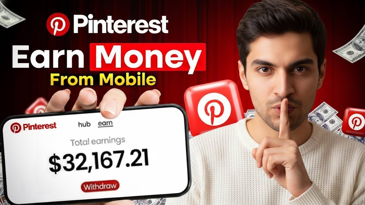 How to Earn money with Pinterest in Mobile | Pinterest Affiliate Marketing(Step By Step)