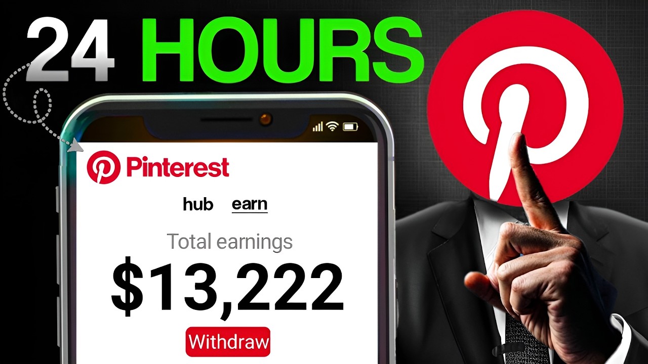 I Tried To Earn $1000 On PINTEREST in 24 HOURS (With PROOF)