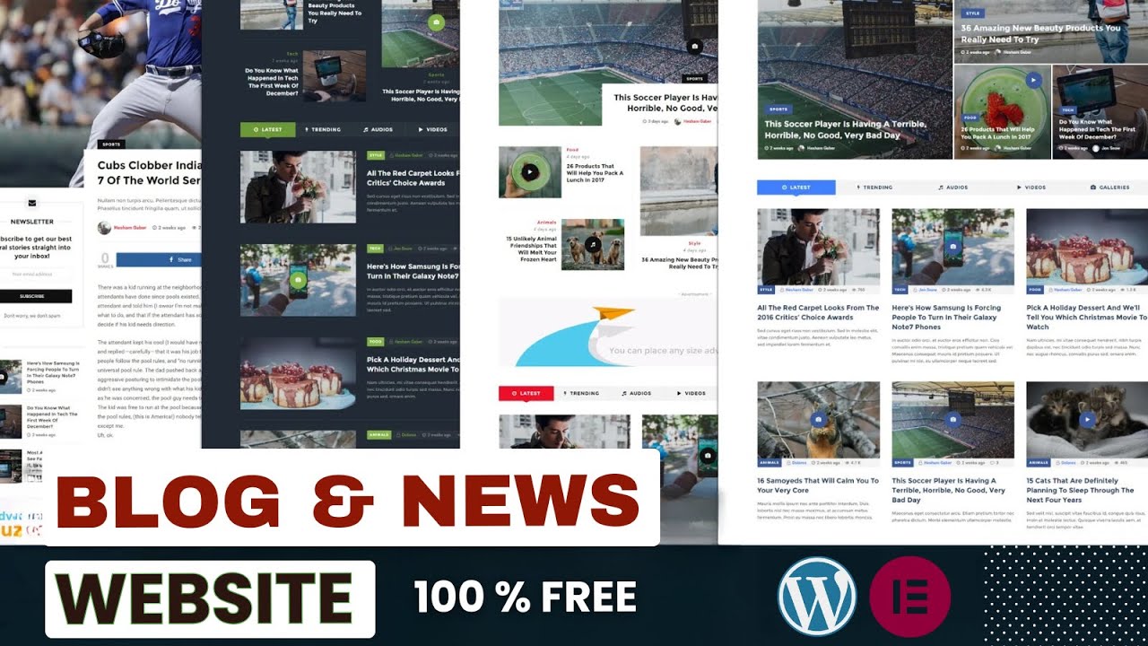 how to make Blog Website with Elementor in 2025 - Free Tutorial