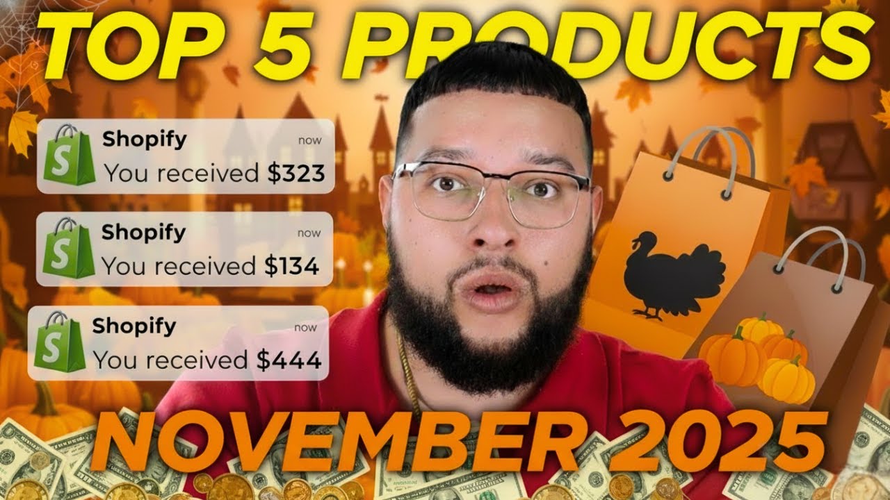 Top 5 Winning Dropshipping Products To Sell In November 2025!