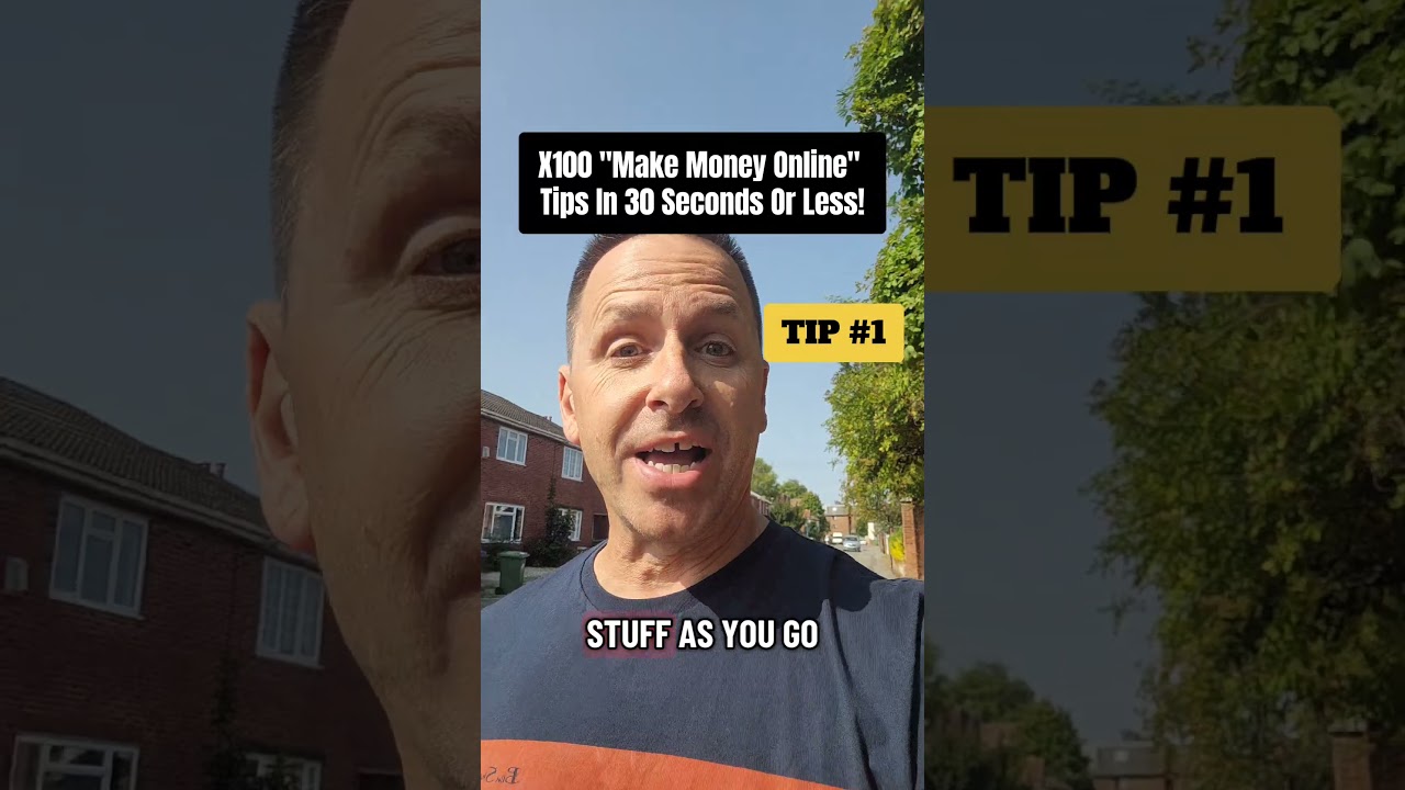 X100 MAKE MONEY ONLINE TIPS No 1 #moneymaking #passivemoney #affiliatemarketing #makemoneyonline