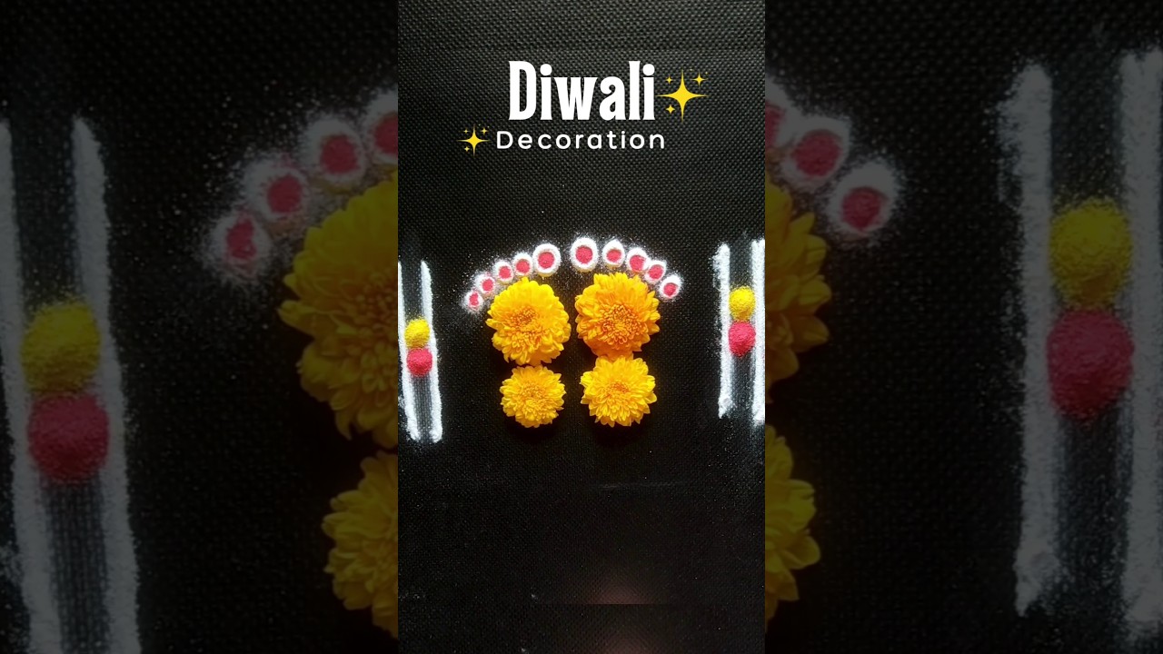 Diwali decoration ideas for home / Lakshmi pujan Rangoli / Diwali Decoration Ideas 2025 #diy #diwali